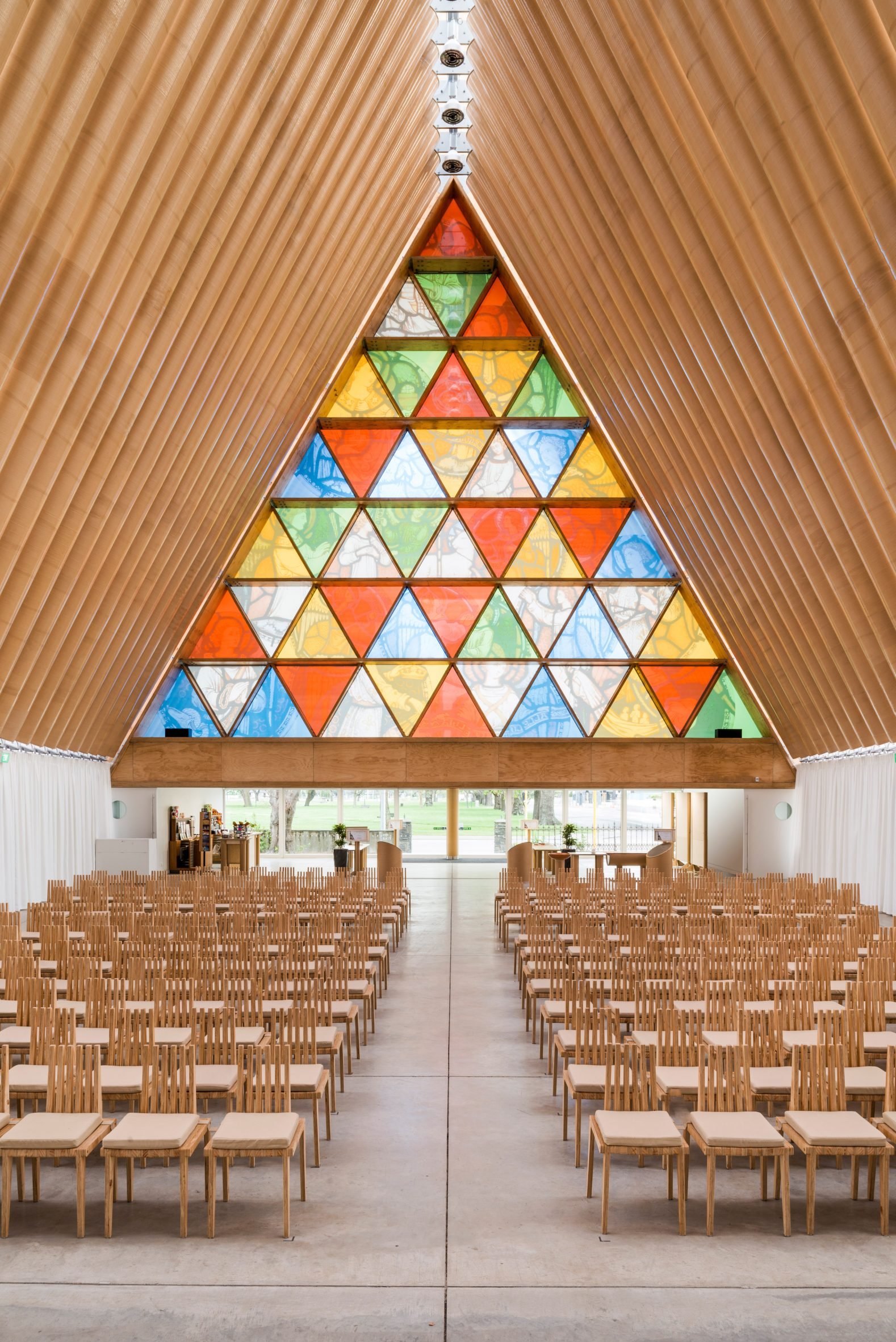 Cardboard Cathedral(纸板大教堂)丨新西兰丨Shigeru Ban(坂茂)-13