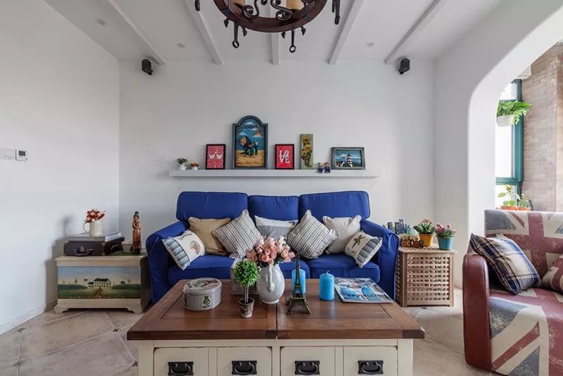 南京水月秦淮“风向爱情海”地中海风格室内设计-0