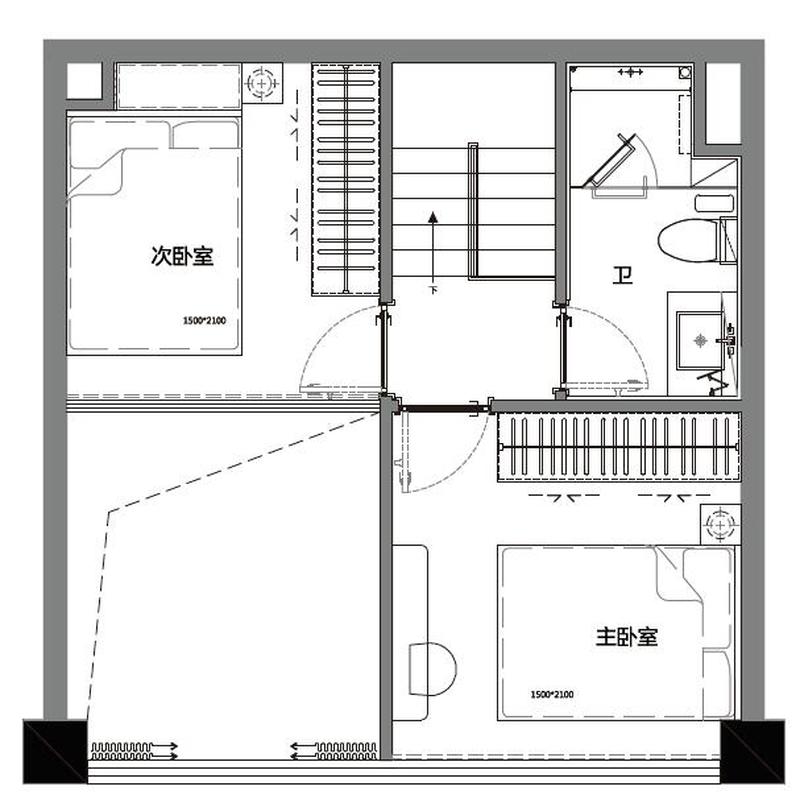 LOFT长租公寓 | 4.5米层高打造舒适两室两厅-3