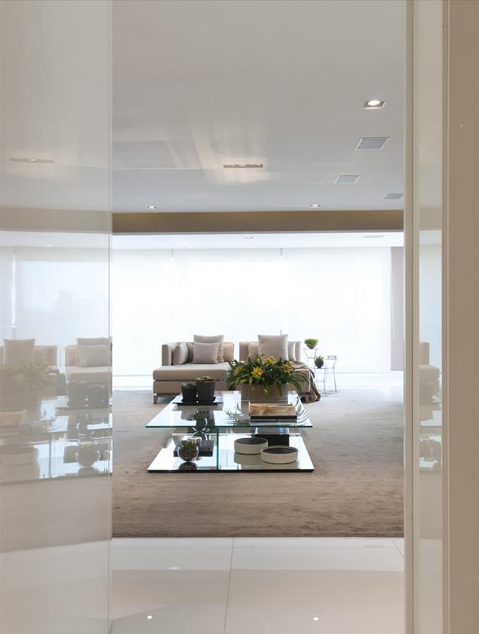 巴西 SP 地区 320 平米公寓设计,融入自动化技术与空间整合-5