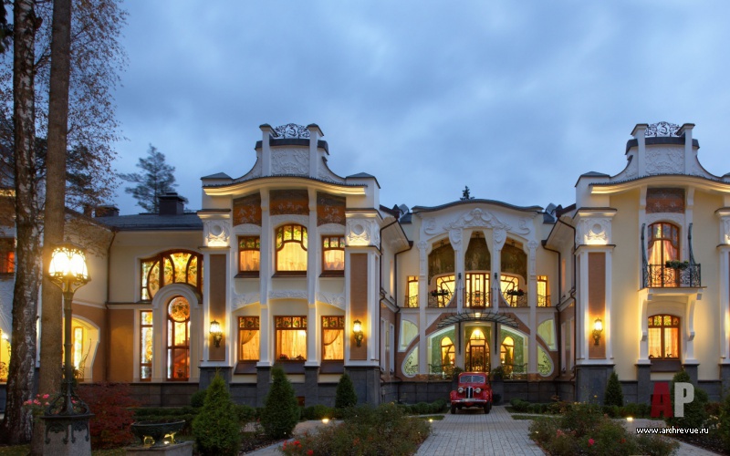 现代风格庄园室内外设计项目丨俄罗斯莫斯科-9