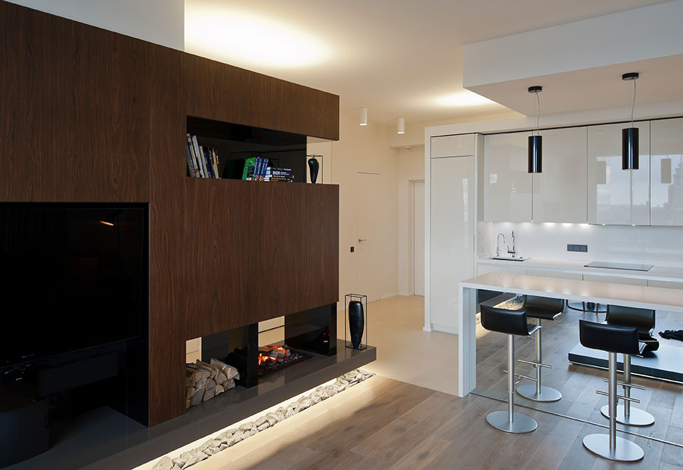 莫斯科带全景窗公寓室内设计项目丨俄罗斯莫斯科丨Алексей Николашин（SL*project建筑师）-13