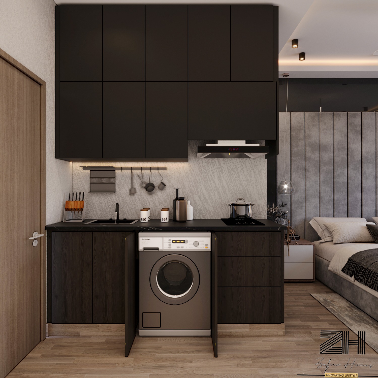 Modern Studio Room Interior Design-4