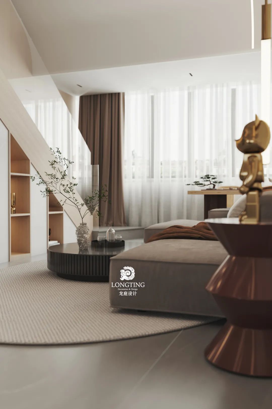 天澜湾 180 方·充分利用空间,挑空客厅设计-11