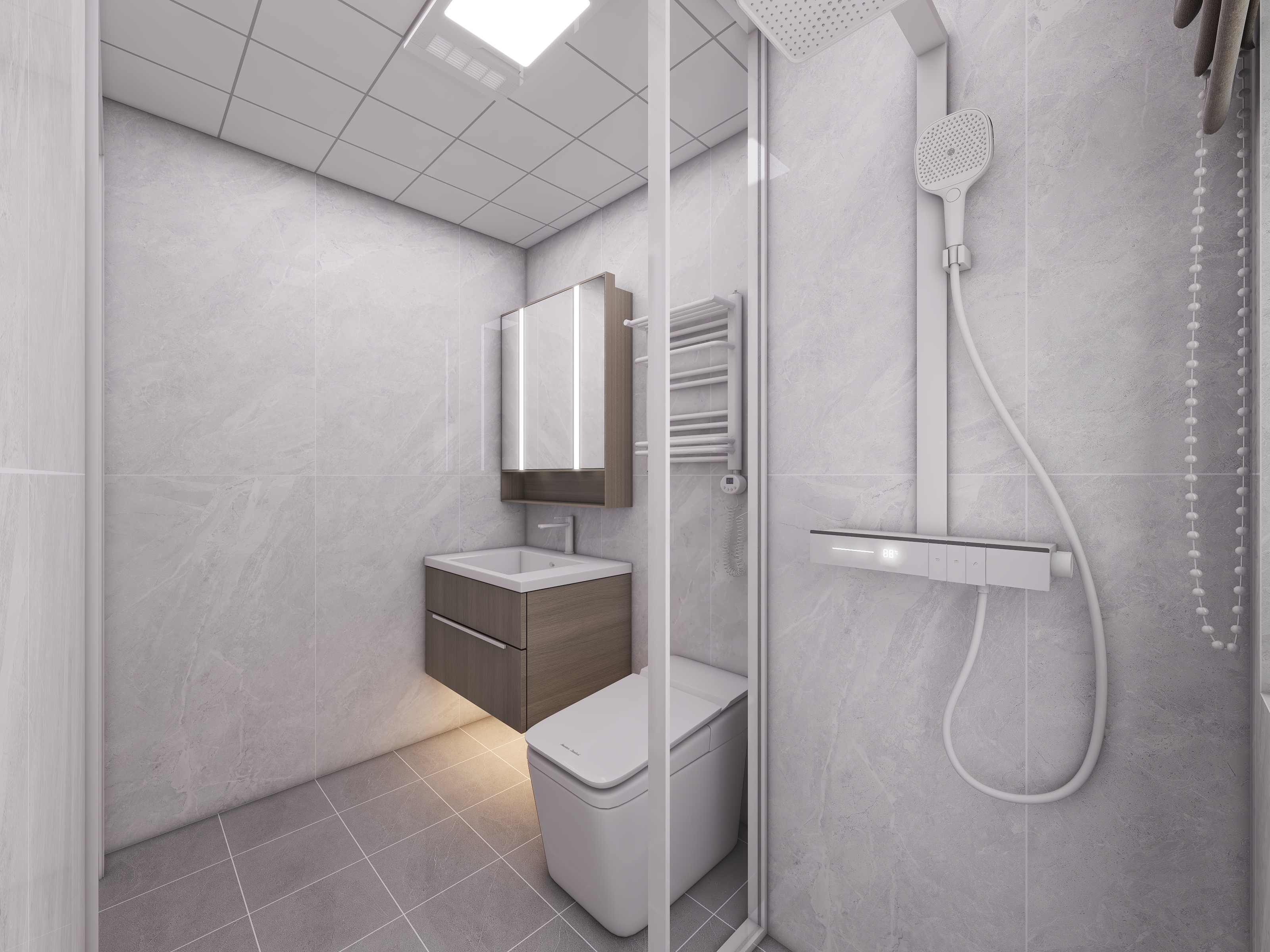 四川成都新津五峰安置房（71平方现代简约两居室）-51