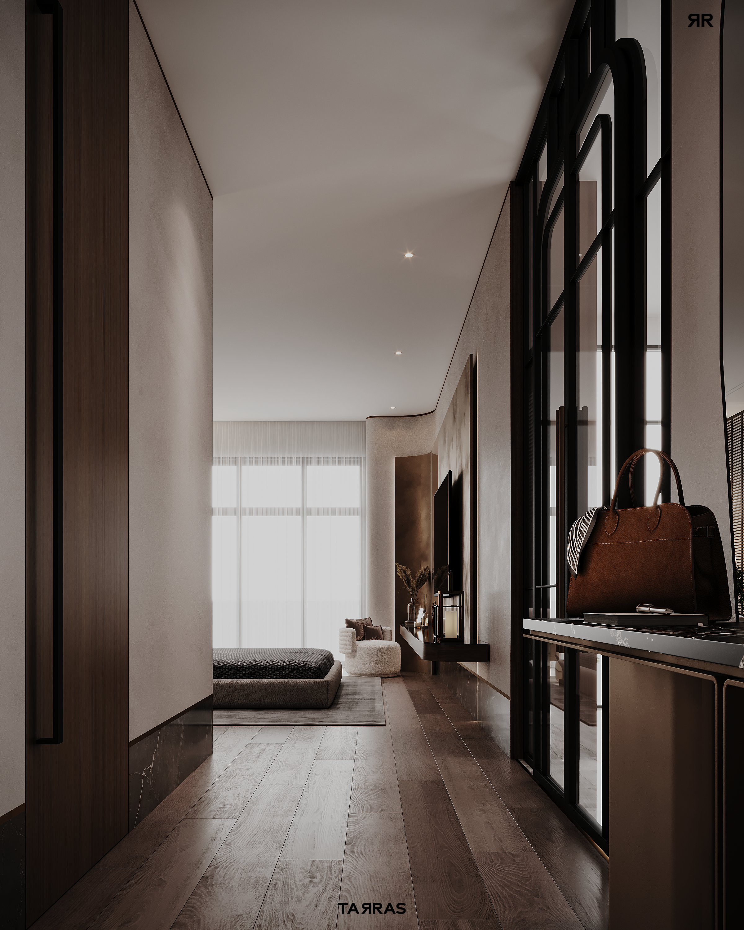 Dark Master Bedroom-5