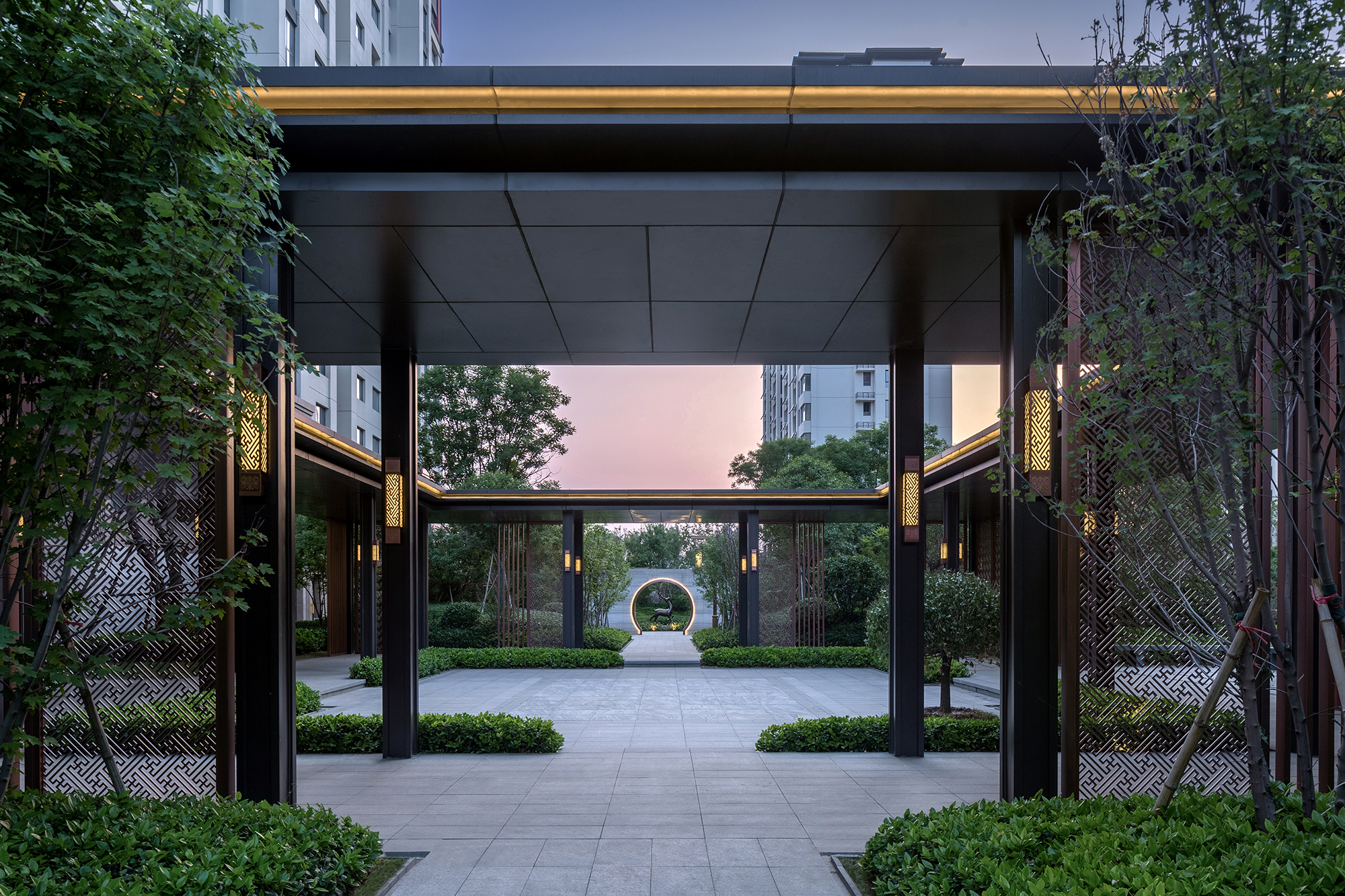 静谧书香 · 山东郓城龙翔南湖公馆景观设计丨中国山东丨DEKS 东易奇思-23