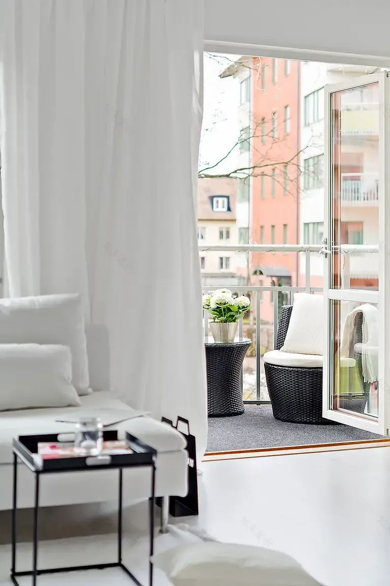 瑞典少女心粉色公寓设计-11