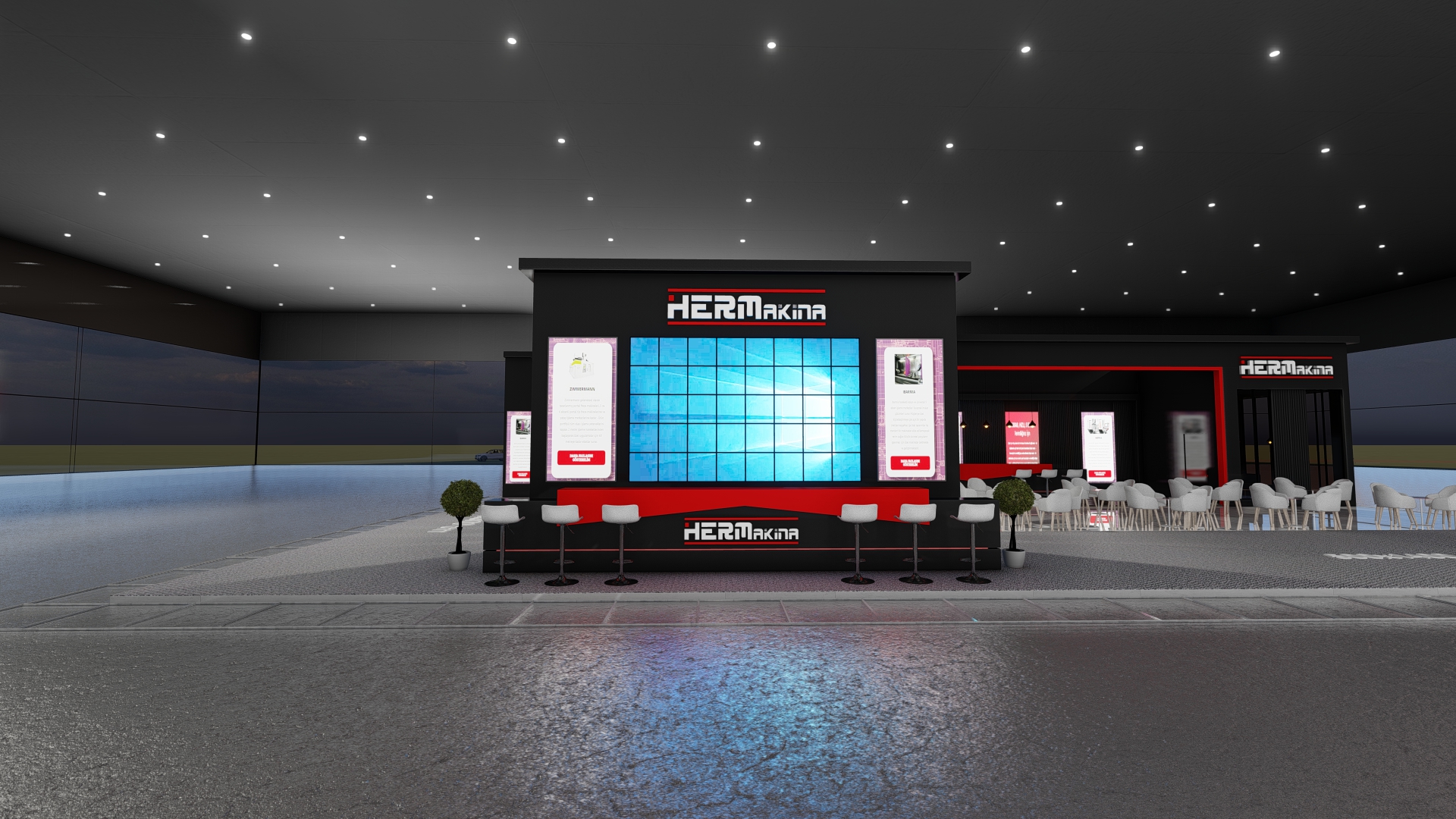 HERMAKİNA FUAR STAND TASARIMI-2