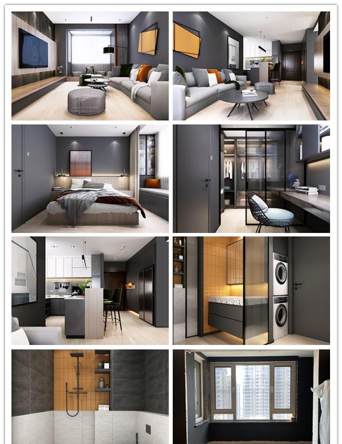 90 平米现代简约风家居设计，温馨舒适与实用并存-4