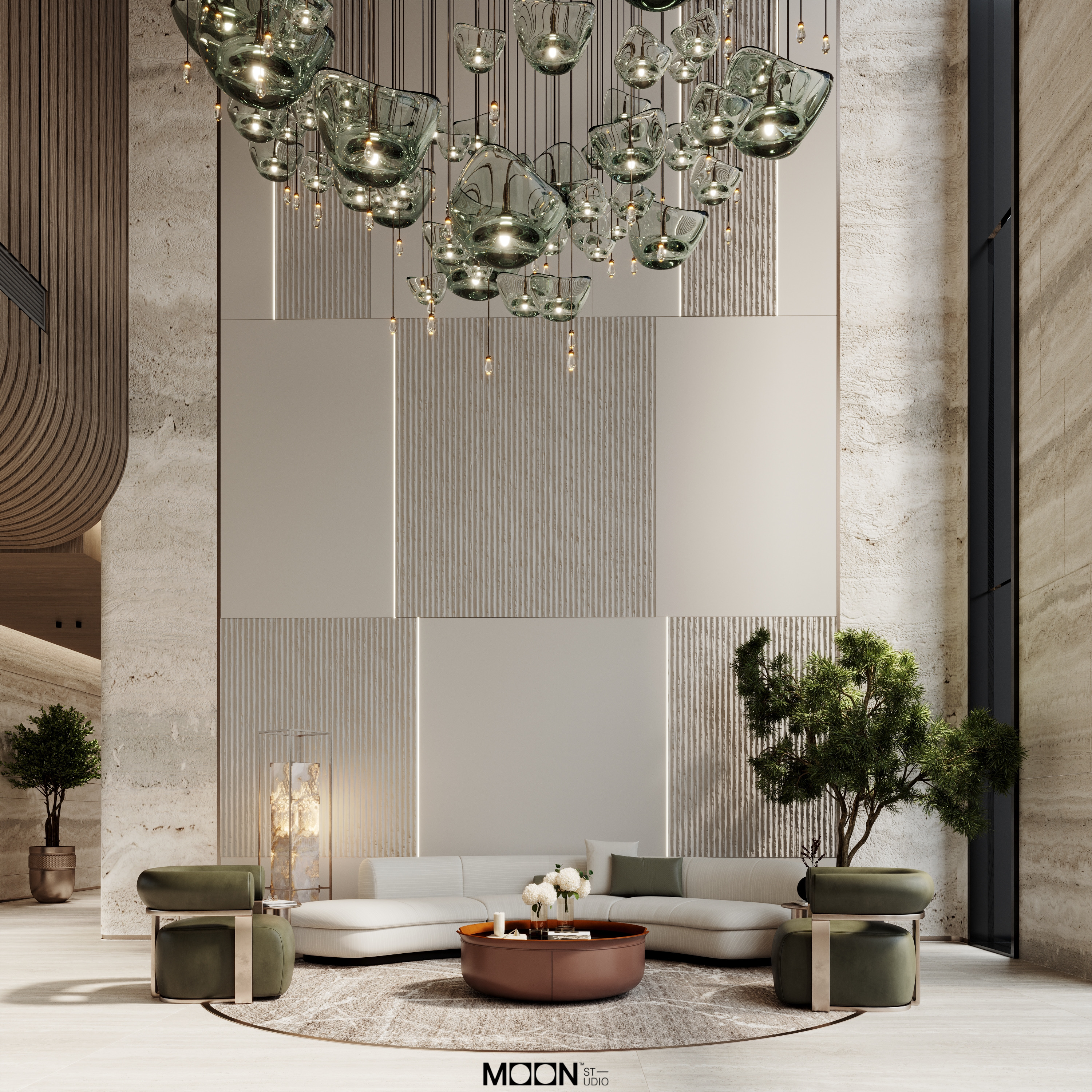 学校接待区设计项目丨沙特阿拉伯丨Moon Studio-10