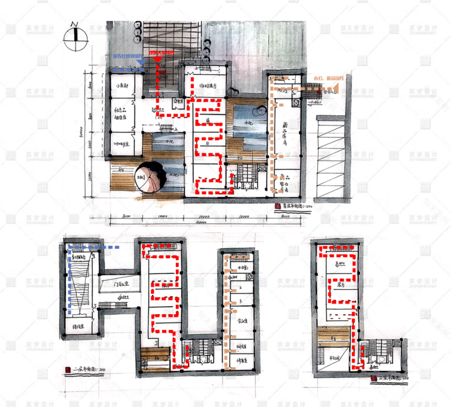 【快题复原】中国矿业大学2022年建筑学高分快题高清详解!-39