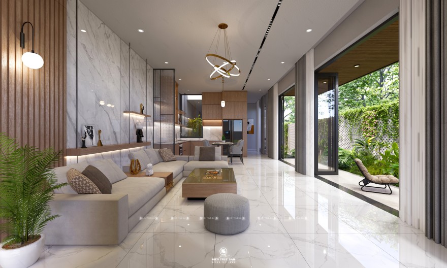 Open Sanctuary House | Living room open space-8