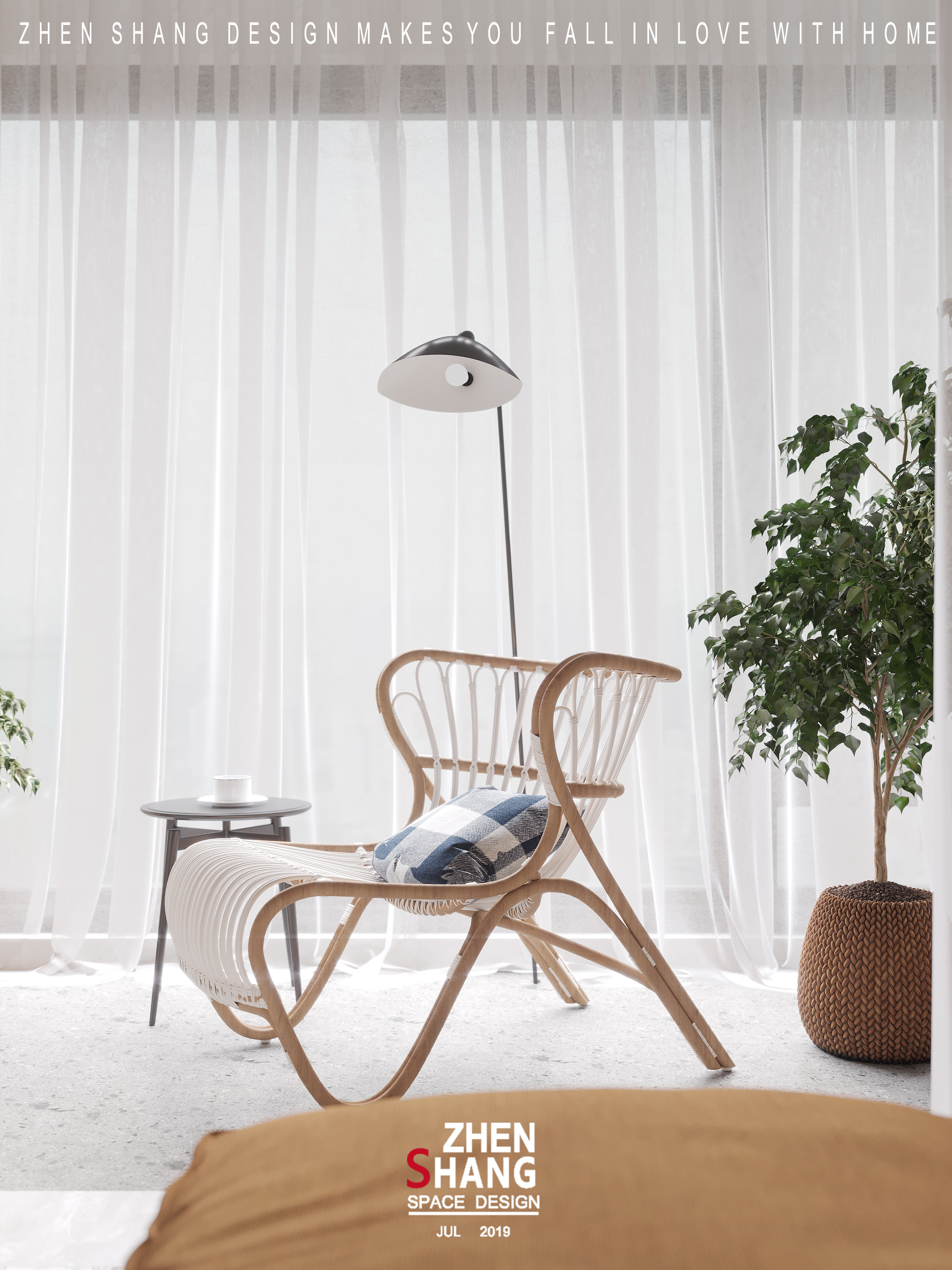 南瓜色北欧 | 甜蜜温暖的空间设计-7