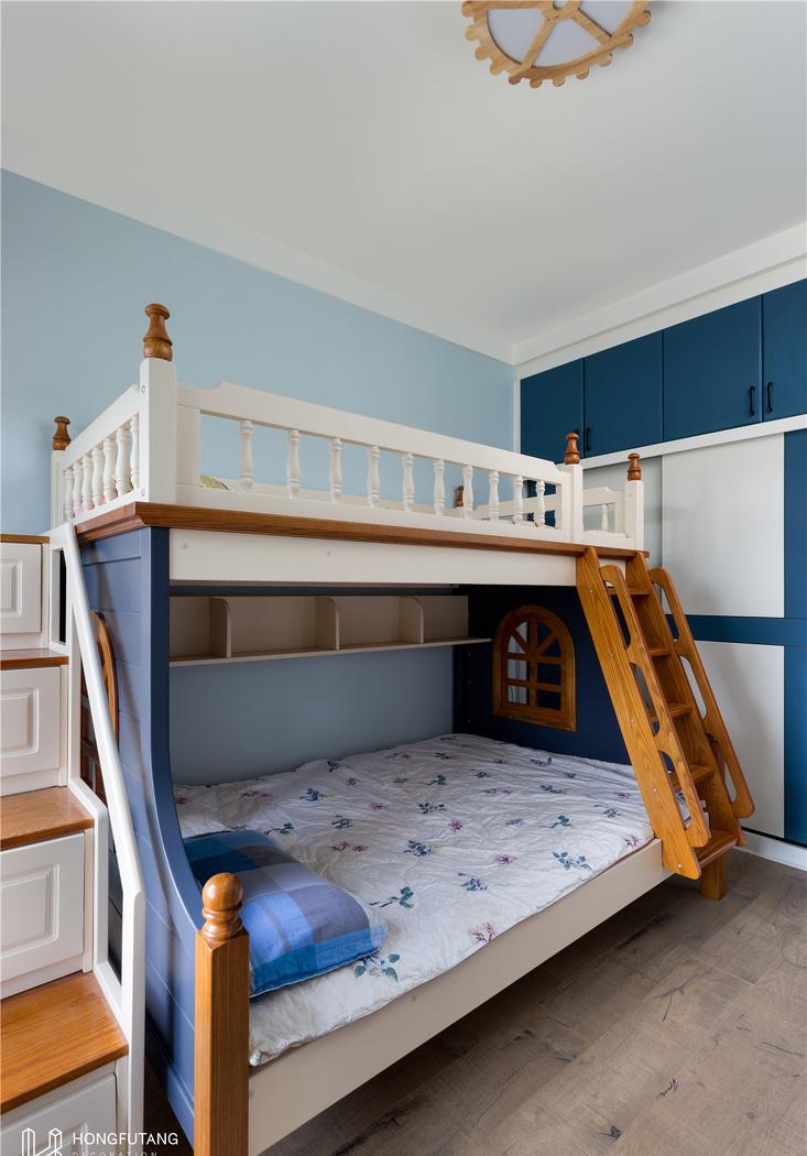 海洋风家庭空间,打造温馨互动生活-24