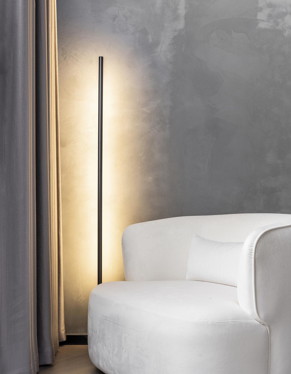 黑白灰的现代气质 · 西厨区与休闲区的完美融合-23