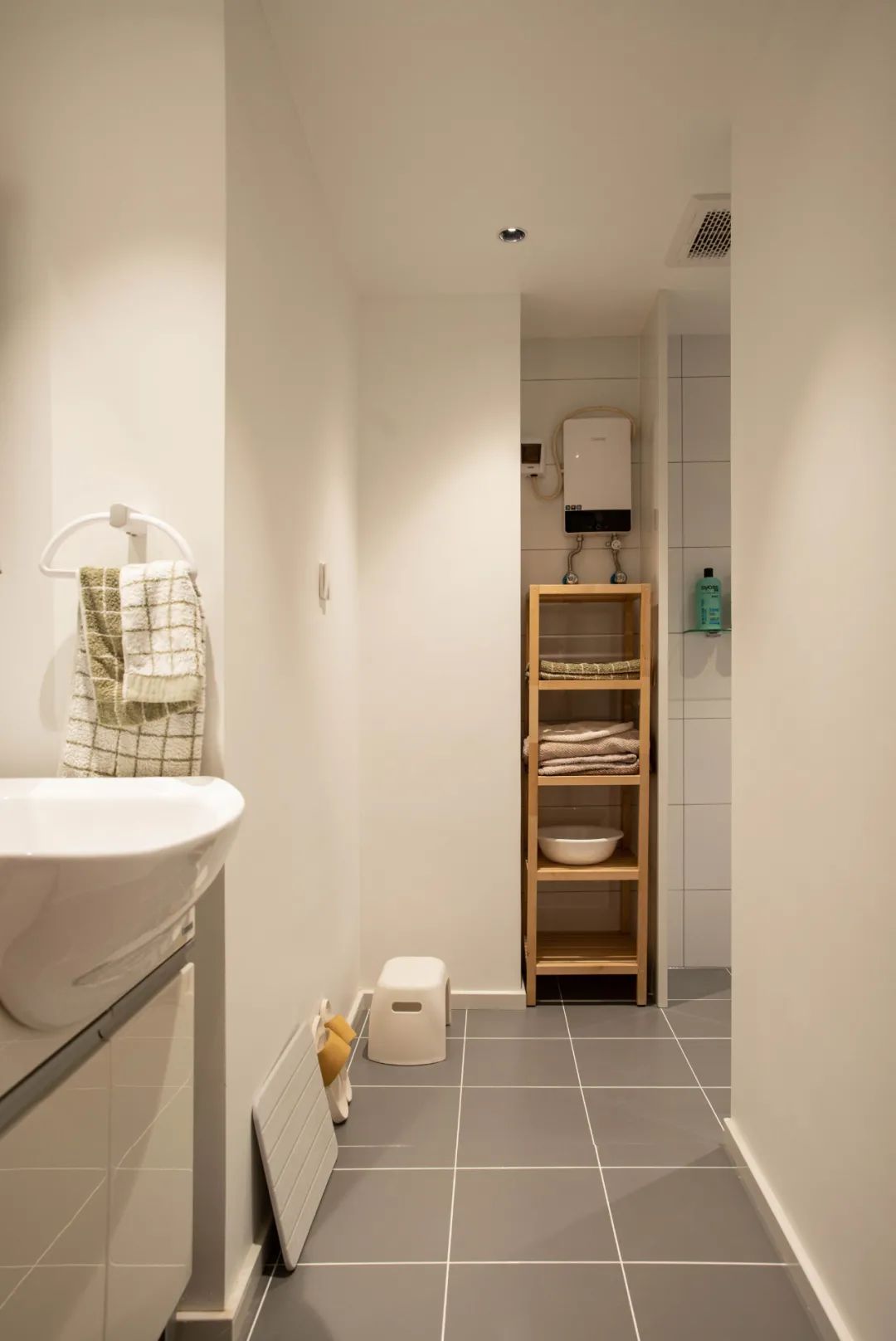 92㎡一人居,起居室,岛台加三分离,满满日系风-107