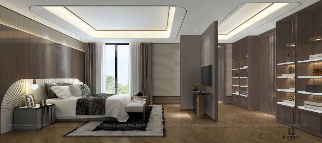 《富春山居》穿越时空,1300 平米低奢东方美墅-68