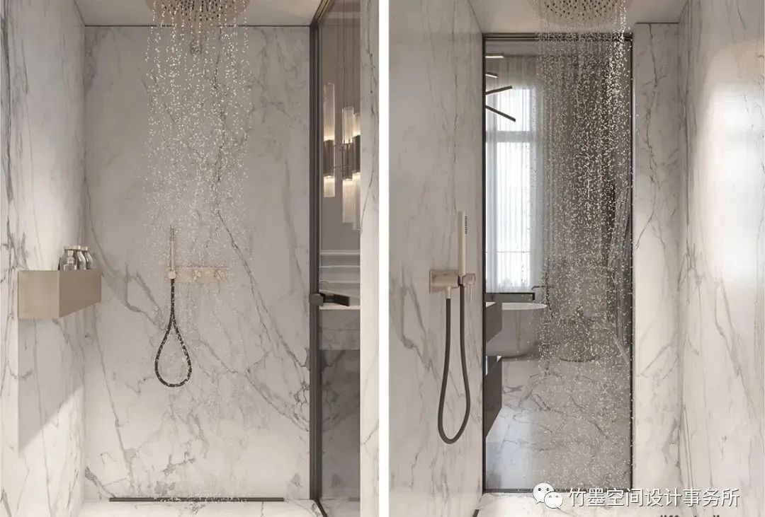 法式轻奢之美·竹墨空间设计事务所 200㎡艺术住宅-37