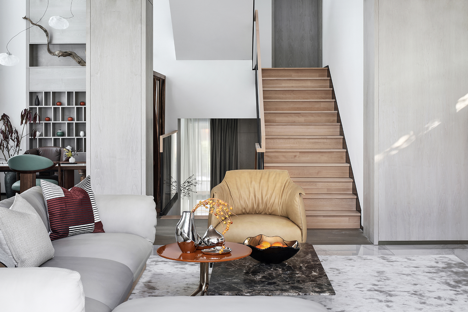 余颢凌新作｜成都麓湖 330㎡ 大平层，书写温润与优雅-120