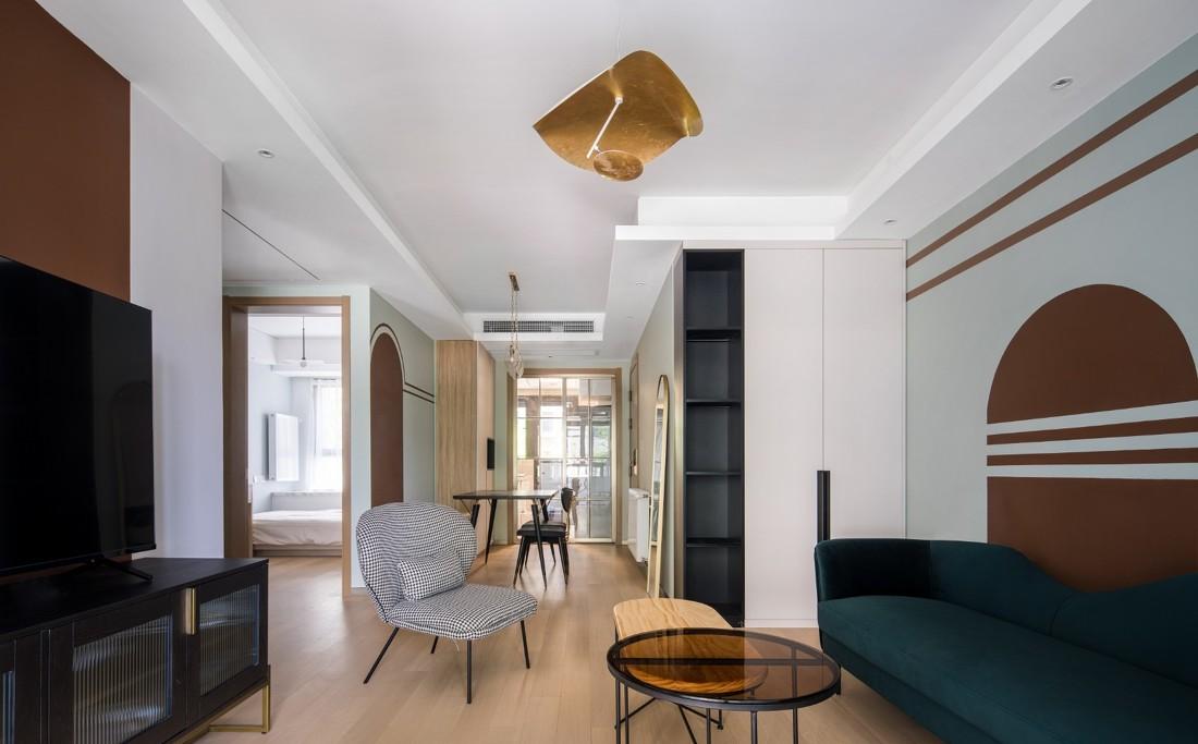 玩转色块魔法,悦颜平层空间设计-10