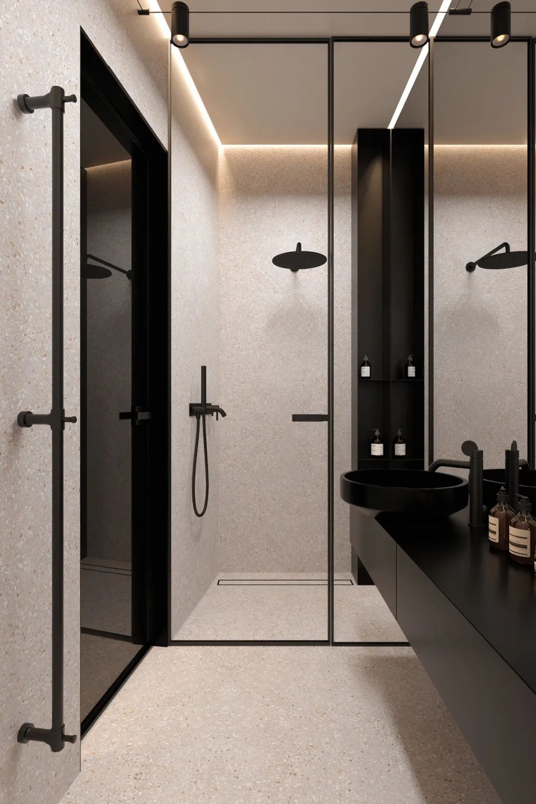 高级黑,极简空间的艺术魅力丨Igor Sirotov-47