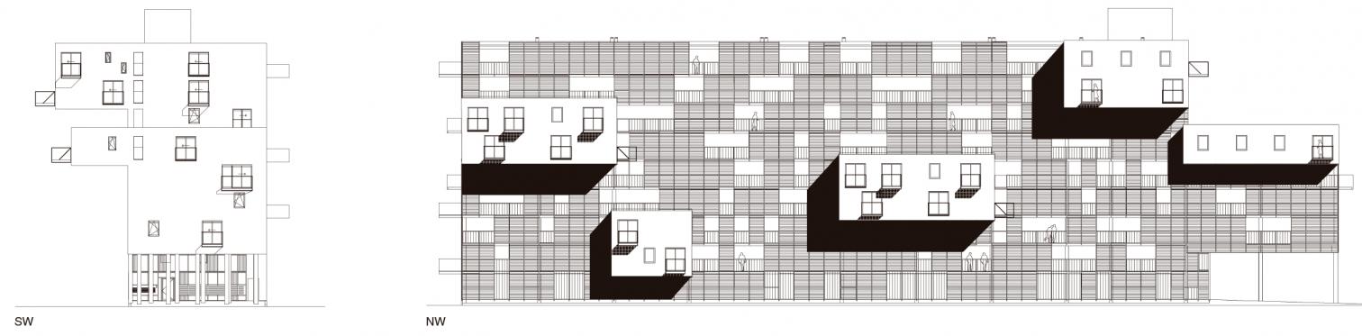 荷兰阿姆斯特丹 WoZoCo 老年公寓——城市绿洲中的悬挂家园-14