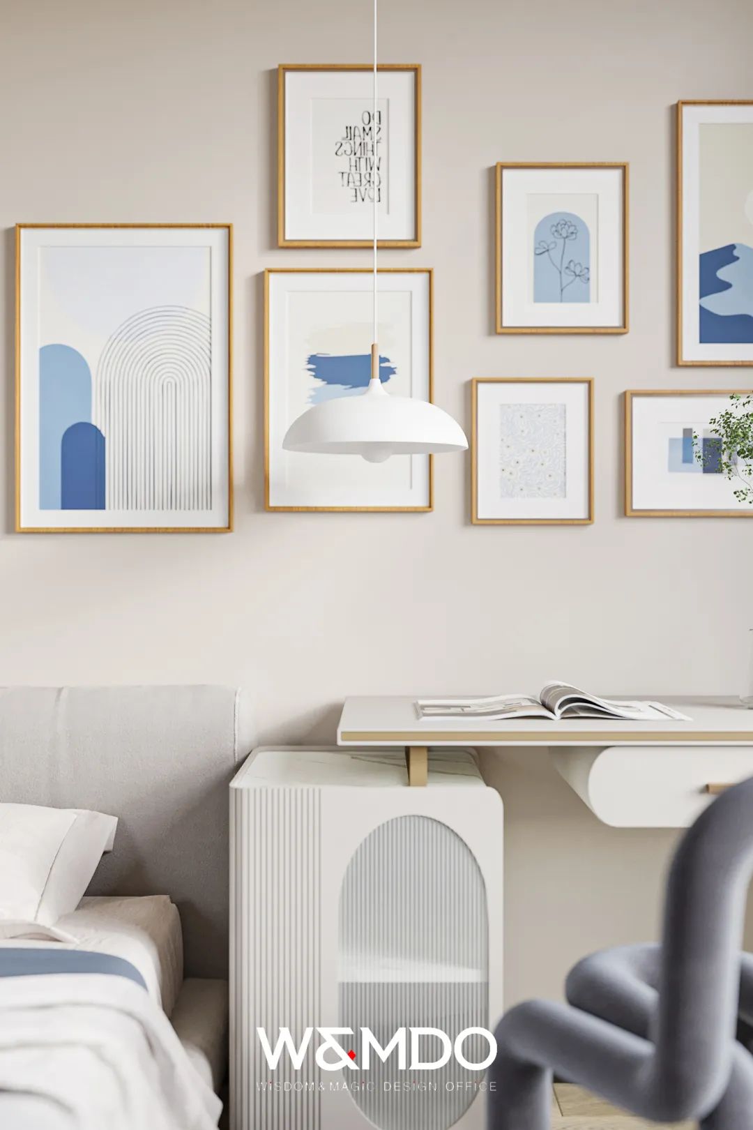 乐山大渡河府现代明亮家居空间设计丨中国乐山丨完美设计事务所-40