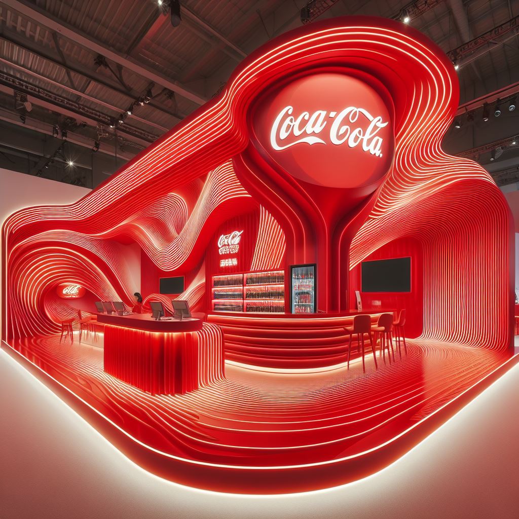 AI simulates the Coca-Cola booth-15