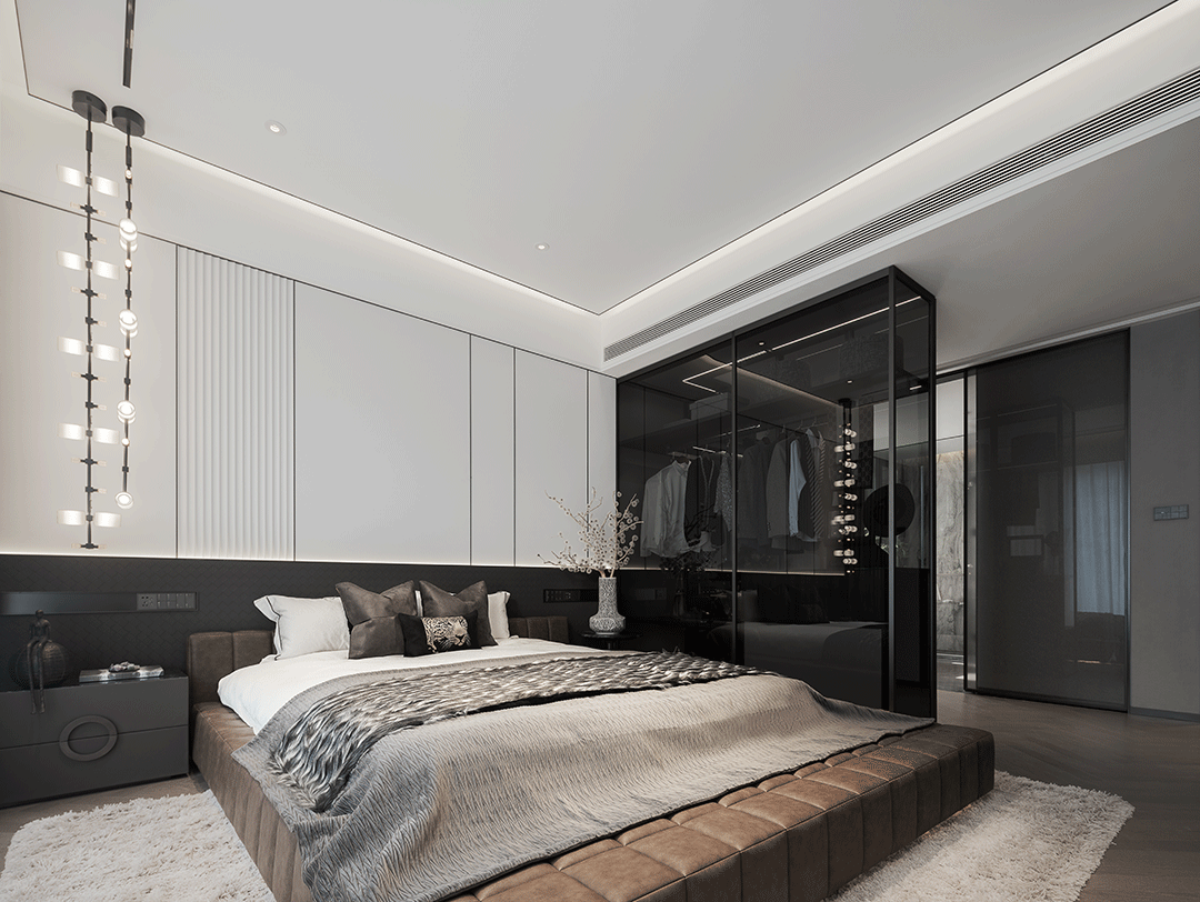 杭州龙湖丰收湖大平层样板间丨中国杭州丨北京靳朝晖设计有限公司-36