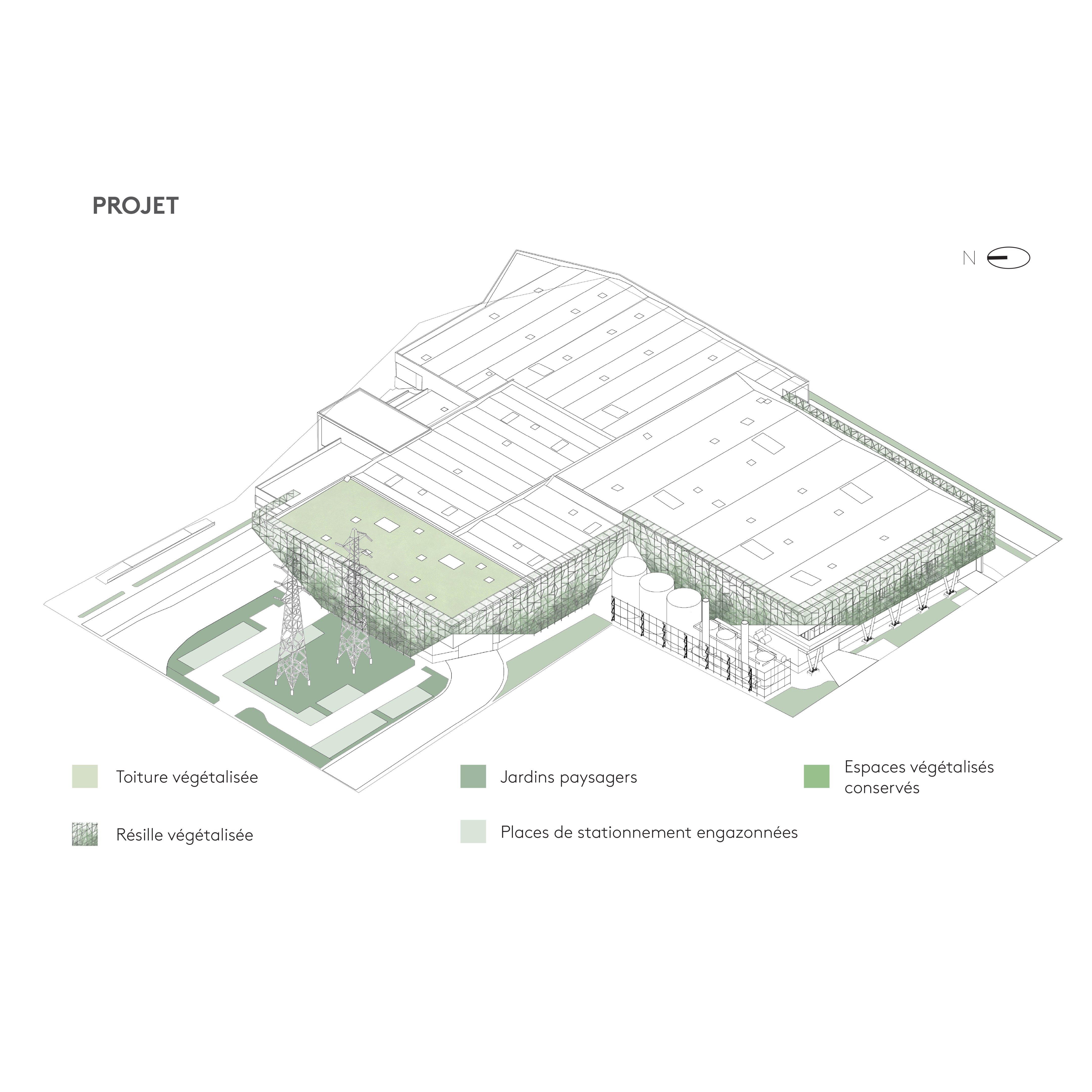 巴黎南特雷垃圾分拣中心改建，绿色环保与高效工作并重-35