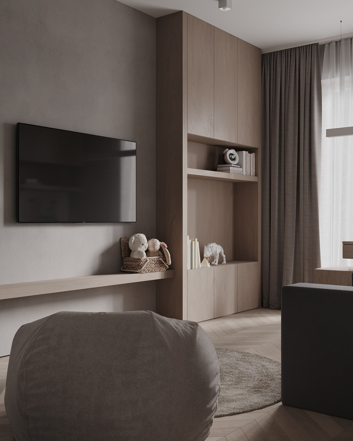 深色系小空间公寓设计-17