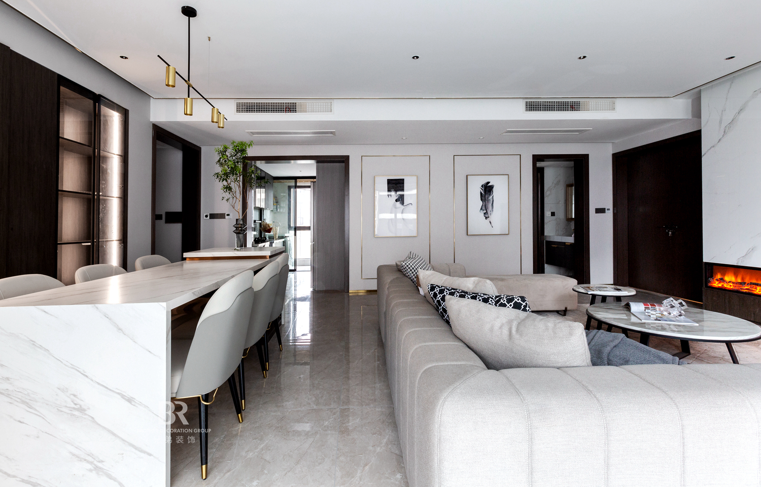 中粮祥云现代风格装修设计案例丨兄弟装饰-13