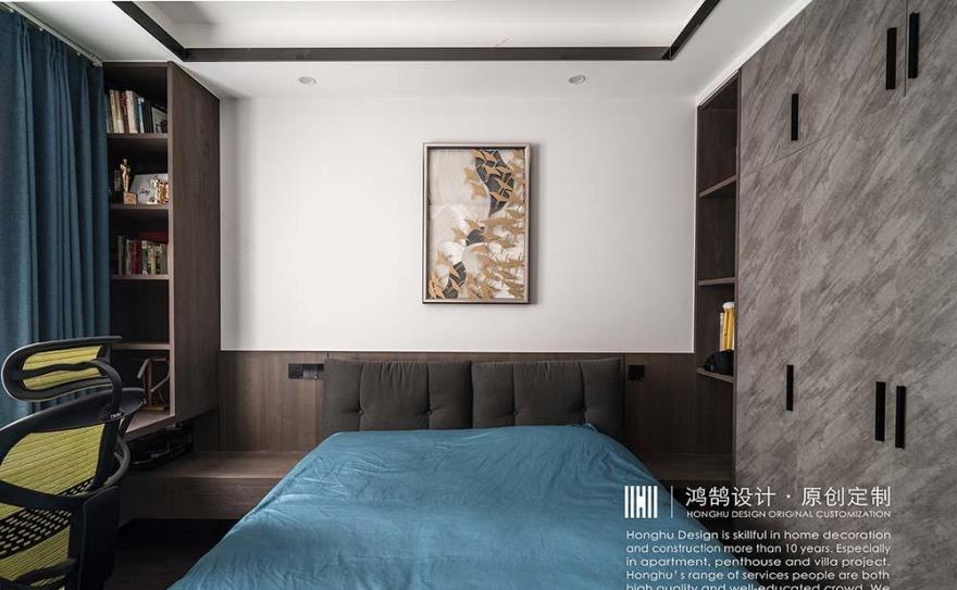 上海鸿鹄设计 | 老两口退休生活空间,花园、全屋木饰面成亮点-4