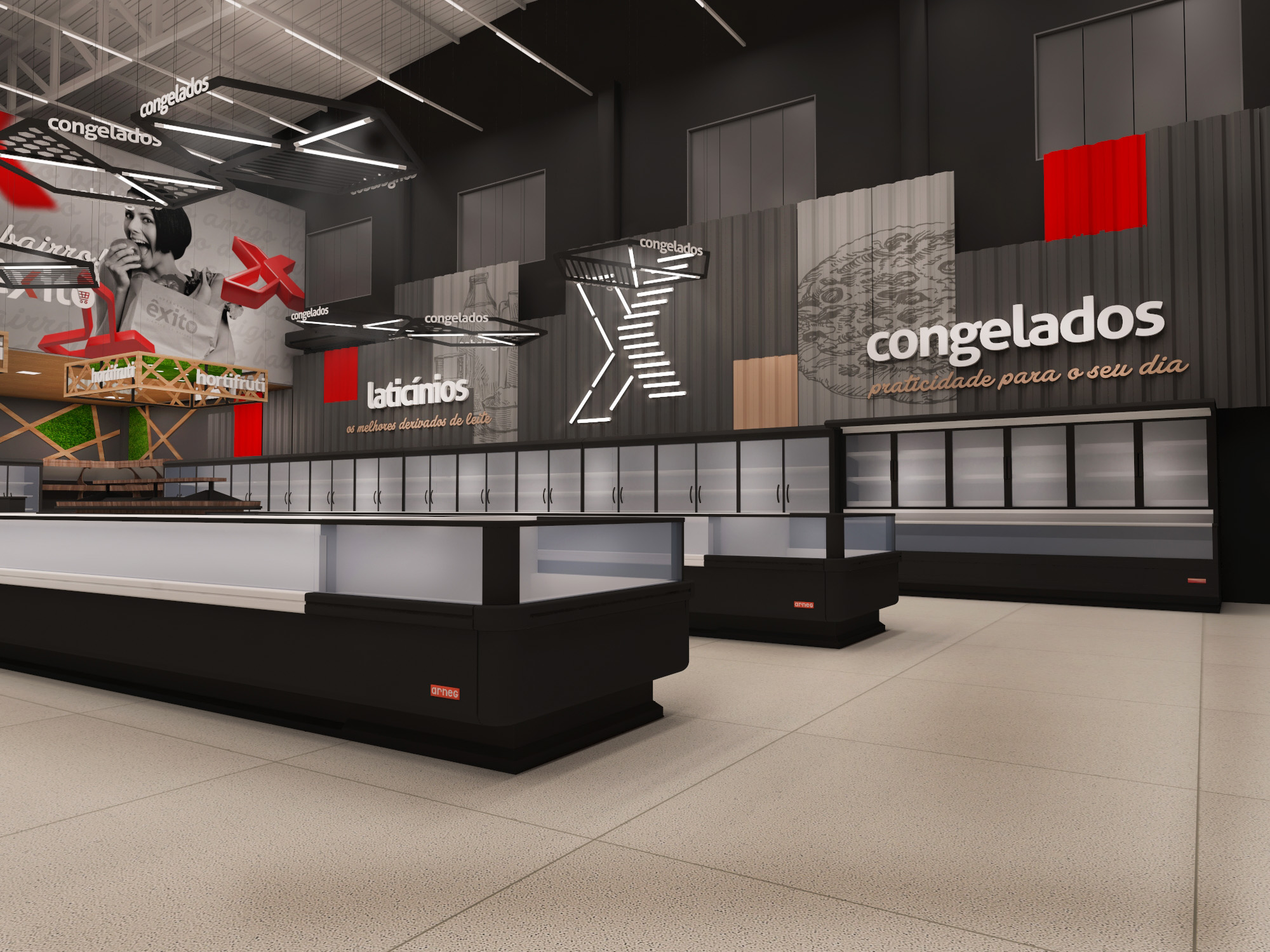 Êxito Supermarket Signage / Comunicação Visual-2