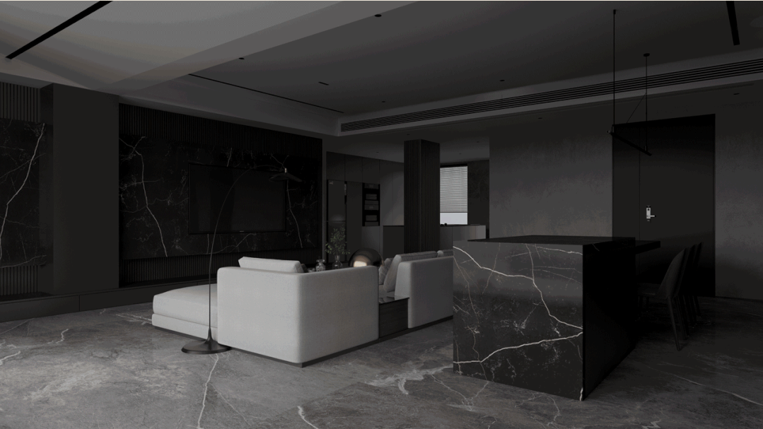 重庆壹号院暗黑风格现代极简设计丨中国重庆丨空一筑造-54