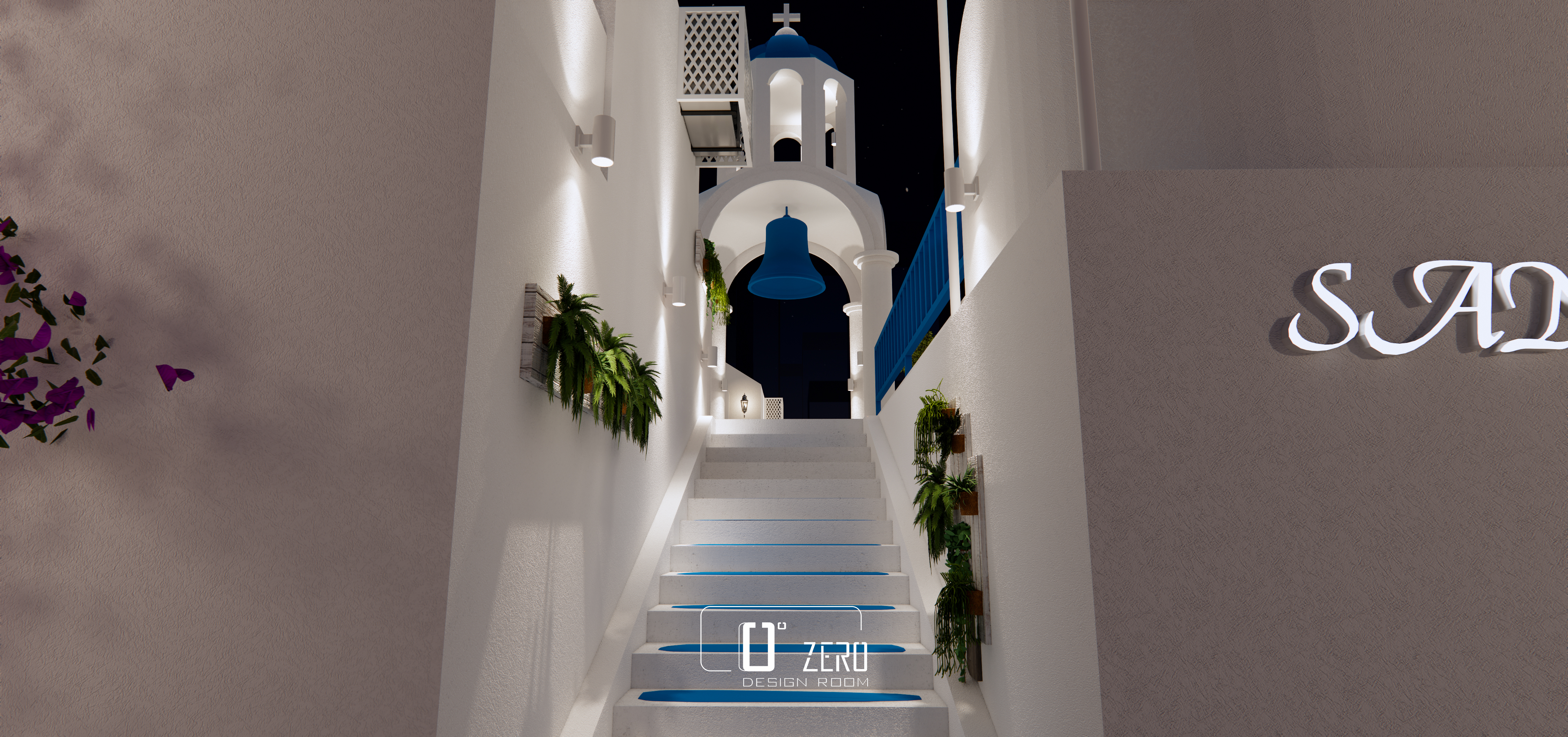圣托里尼乌托邦理念的假日城市丨中国深圳丨Zero Desing Room-37