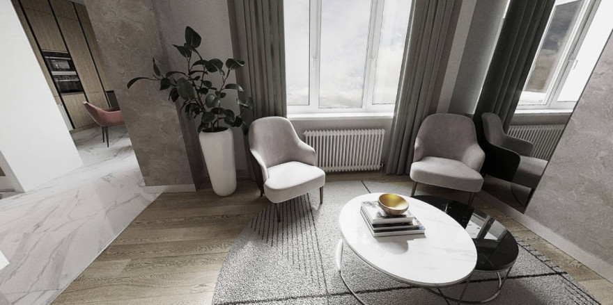 圣彼得堡 50㎡ 小宅丨俄罗斯圣彼得堡-24