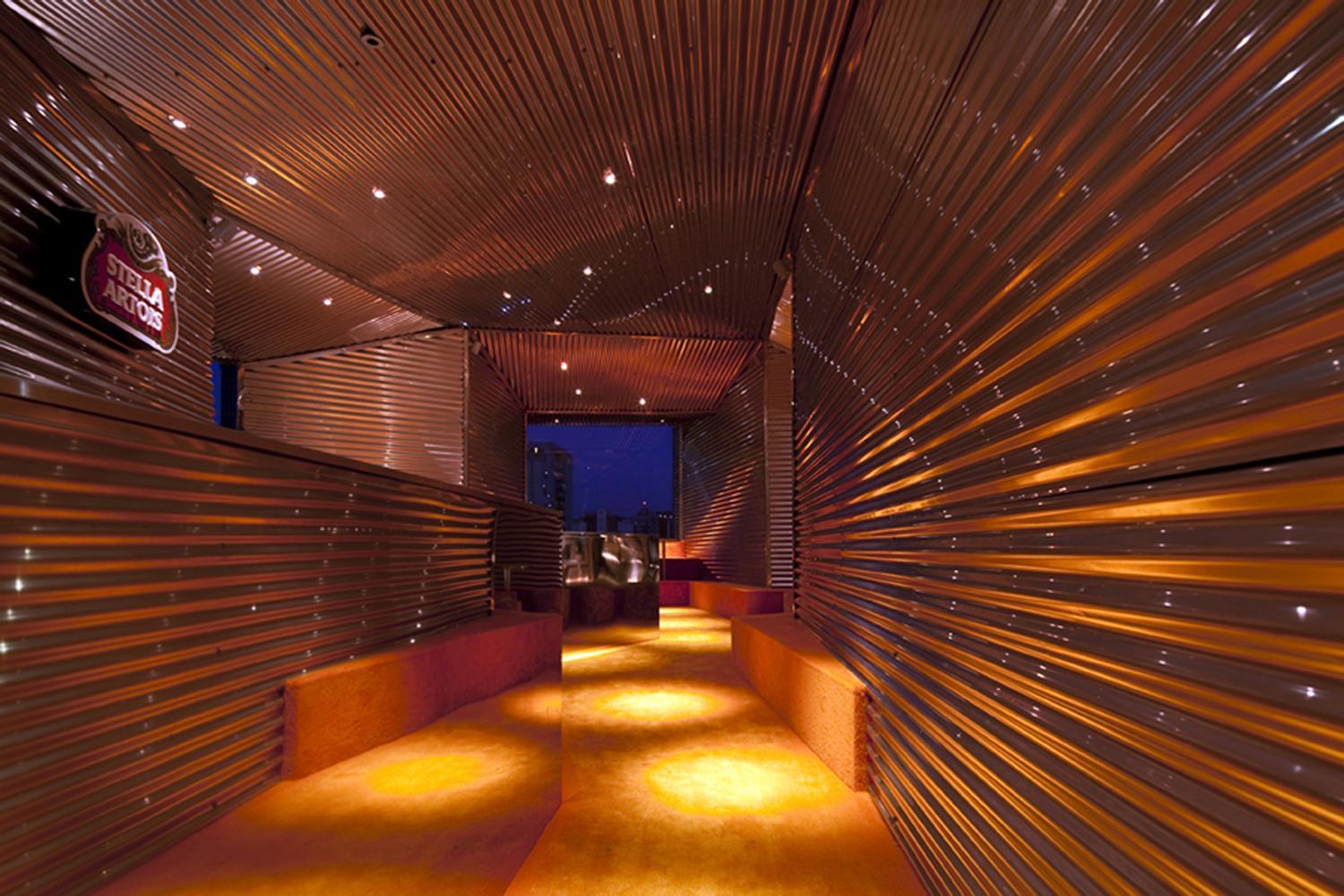 Bar Casa Cor · 极简钢架酒吧设计-6