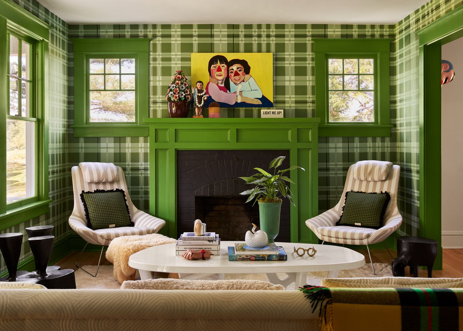 哈德逊谷小屋室内设计丨美国丨Ghislaine Viñas-7