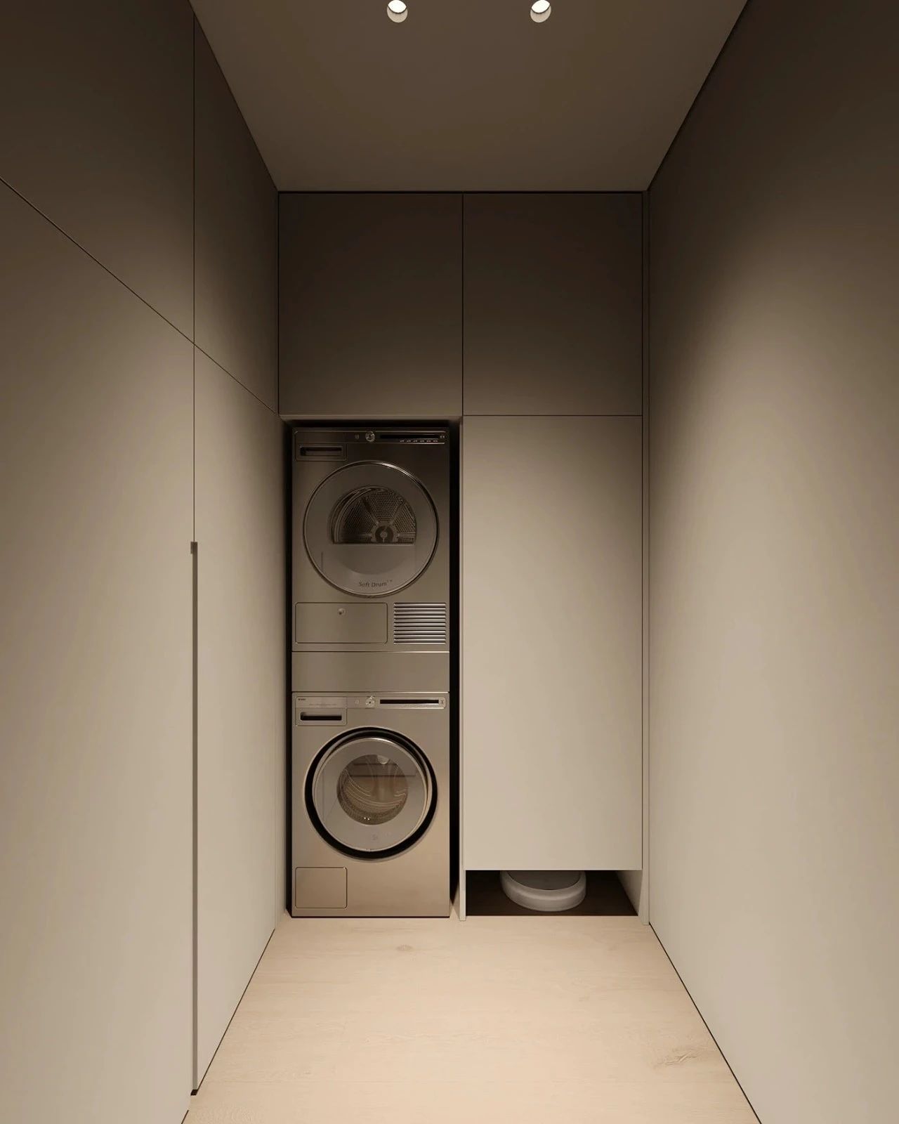 原木系奶油风极简空间loft公寓设计丨URSA STUDIO-81