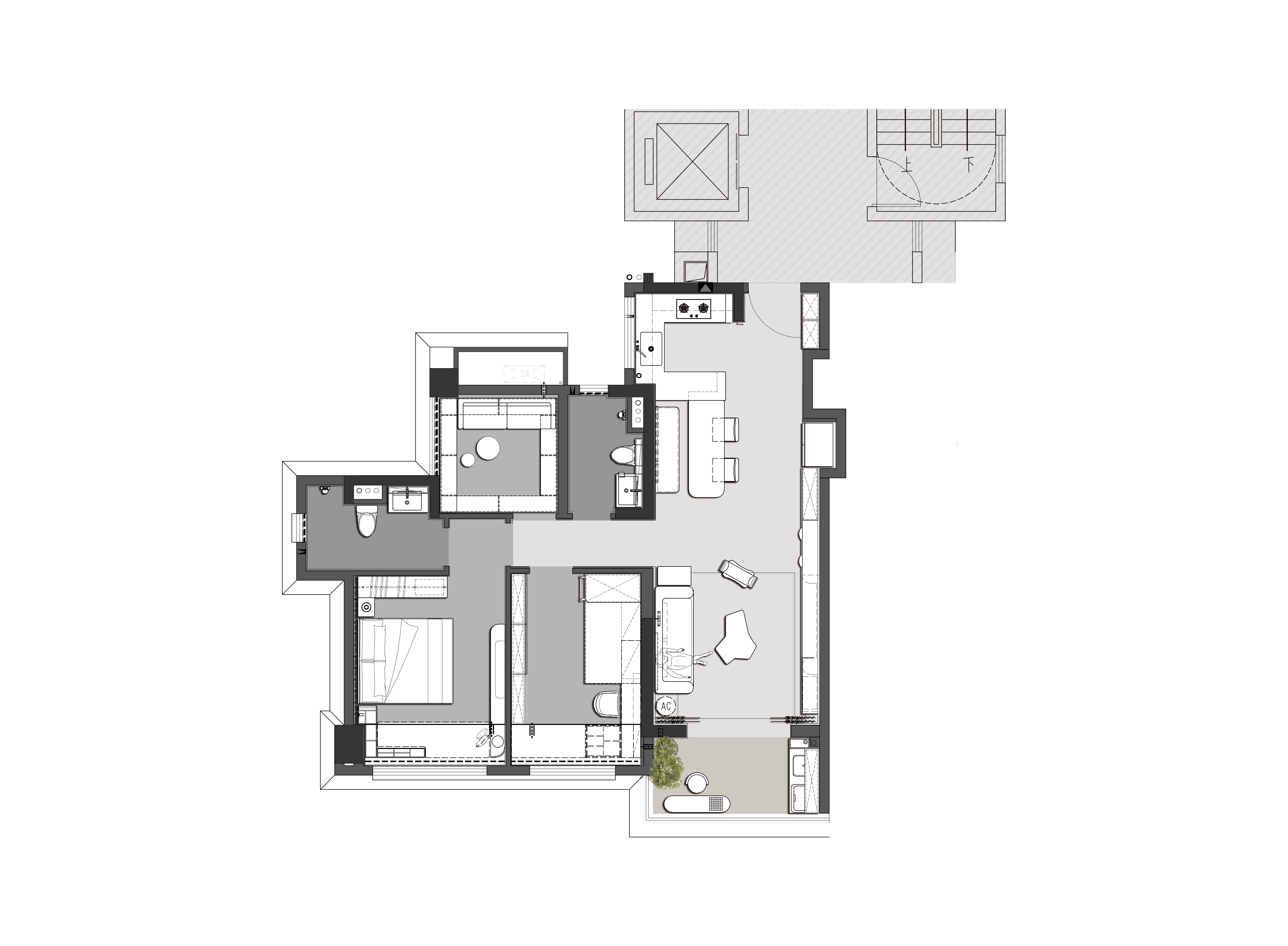 珠海琴湖学苑样板间丨中国珠海丨奥迅设计-62