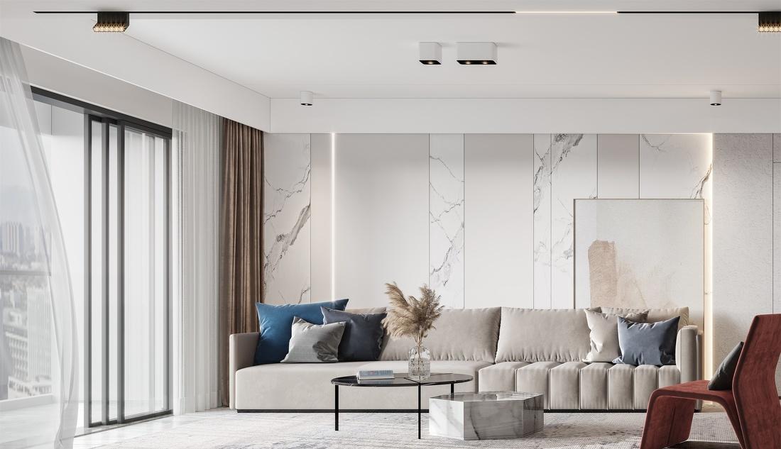 
拥有现代天井，原始自然感强烈的简约开放家 -3