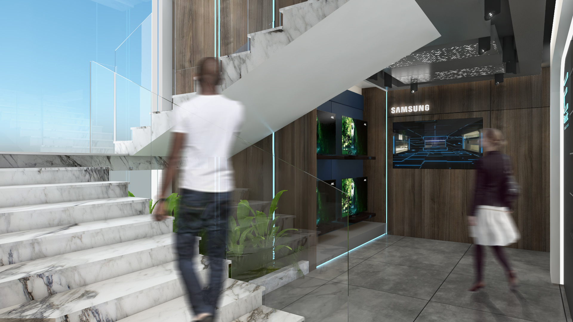 Etronic 电子产品展厅设计丨埃及开罗-9