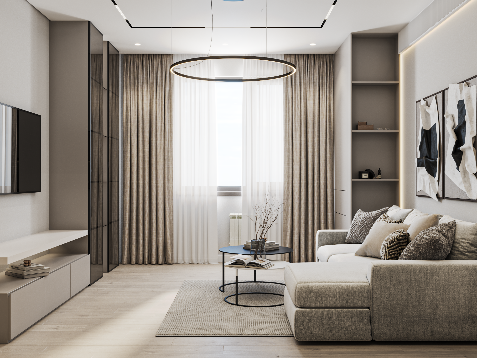 Light & Space 现代公寓设计丨MindCraft-3