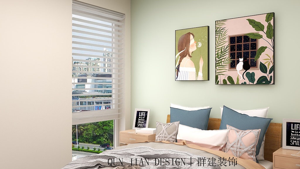 九江北欧风理想家居丨中国九江丨群建装饰-14