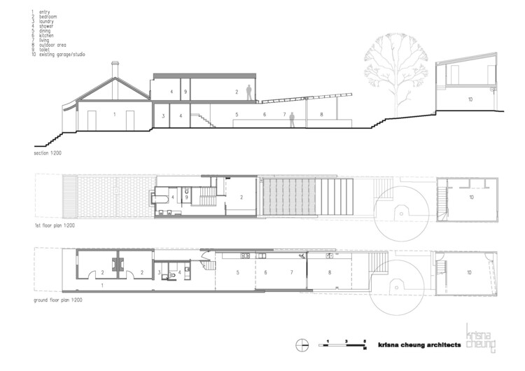 墨尔本排屋改造丨澳大利亚墨尔本丨Krisna Cheung Architects-6