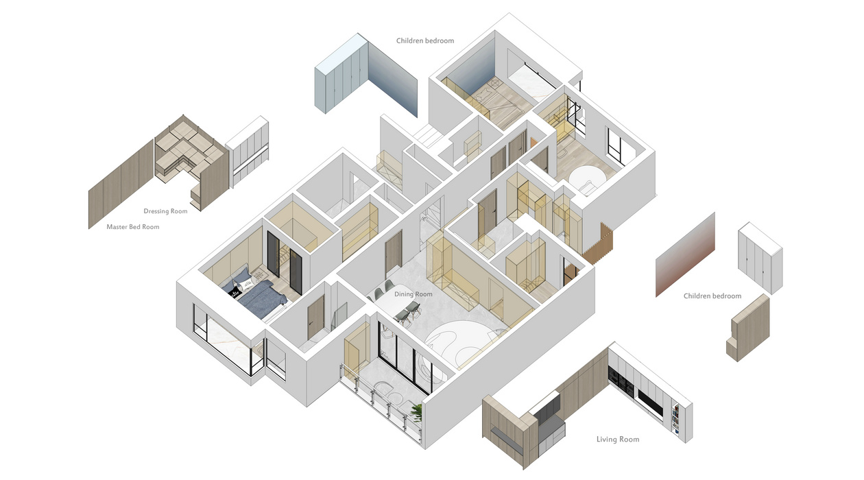湖景住宅设计丨SENSE+尚舍全案设计-2
