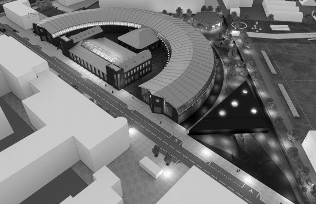 莫斯科运输博物馆（康斯坦丁·梅尔尼科夫车库改造）丨俄罗斯莫斯科丨尤里·格里戈良,AB梅加诺姆-26