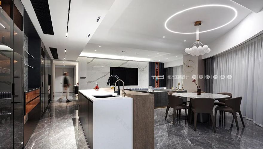 现代简约 CBD 大平层设计丨堂杰国际设计-25